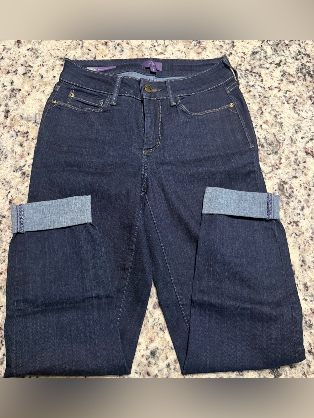 NYDJ Ami Skinny Legging Size 0 Dark Wash - Lift-Tuck Technology